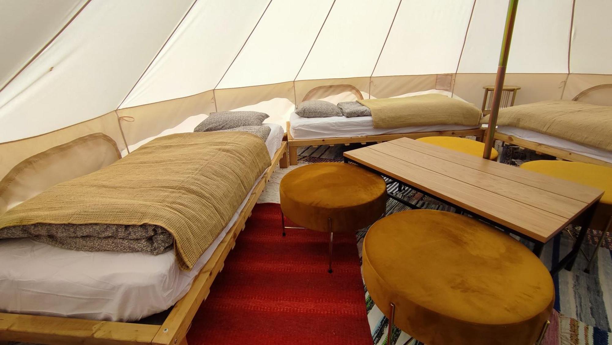 Glamping Taelt/Tent - Glampingzelt -Lodge - Sjoeutsikt Blattniksele Exteriör bild