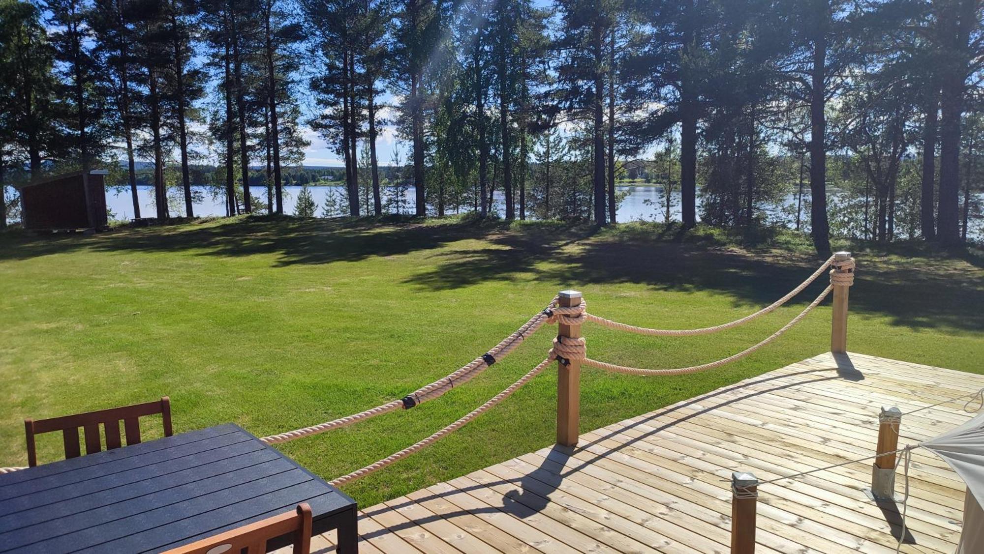 Glamping Taelt/Tent - Glampingzelt -Lodge - Sjoeutsikt Blattniksele Exteriör bild